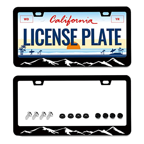2pcs Mountains License Plate Frame Mountain License Plate... - Tech & Electronics Amazon UK à 12.00€