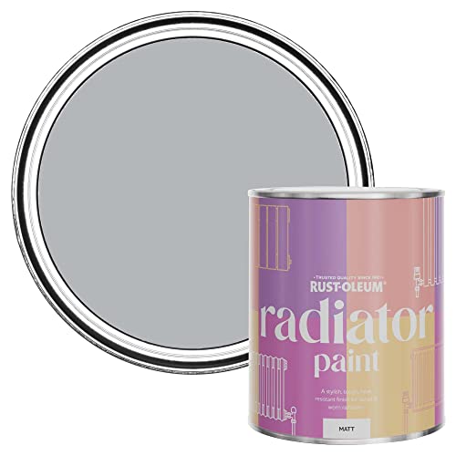 Rust-Oleum Grey Radiator Paint in Matt Finish - Monaco Mist... - Maison & Cuisine en promo à 10.45€