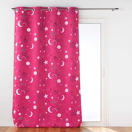Douceur d'Intérieur, Rideau à Oeillets (140 x 260 cm)... - Maison & Cuisine Amazon France à 11.61€