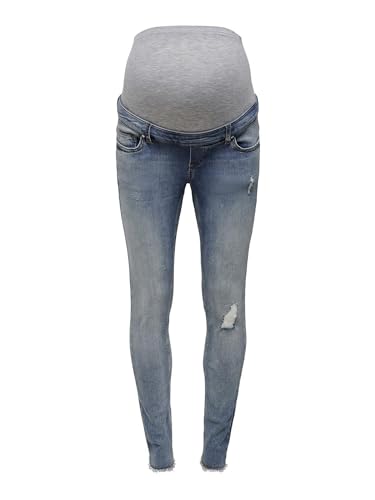 ONLY Vaqueros Ajustados para Mujer OLMBlush Mid Ankle Raw... - Amazon Espagne à 12.66€
