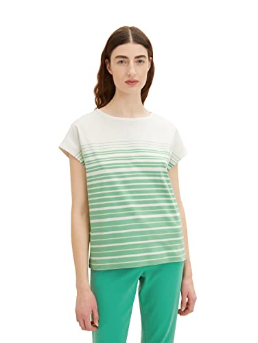 TOM TAILOR Señoras Camiseta 1035480, 31329 - Green Gradient... - Amazon Espagne à 6.44€