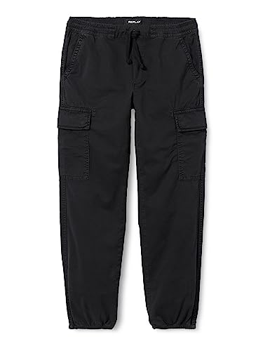 Replay Mädchen Cargo-Hose mit Tunnelzug, Black 098... - Jouets & Jeux en promo à 37.25€