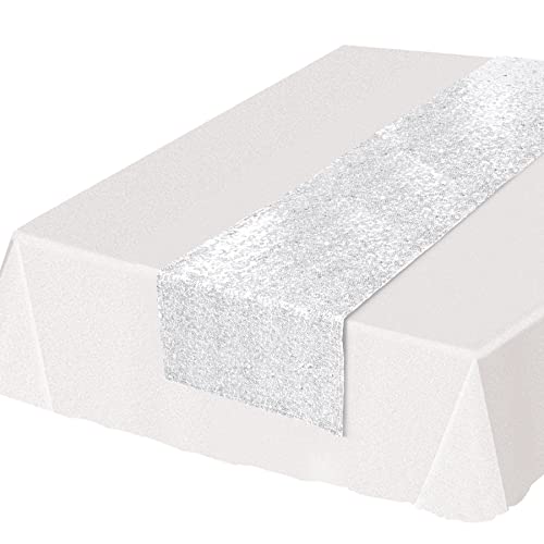Beistle Chemin de table en tissu à paillettes pour... - Maison & Cuisine Amazon France à 15.32€
