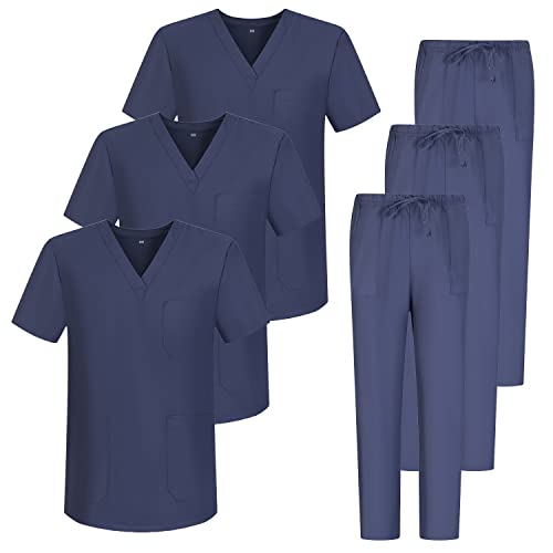 MISEMIYA - Confezione * 3 Set - Uniforme Medica con Maglia... - Maison & Cuisine en promo à 29.60€