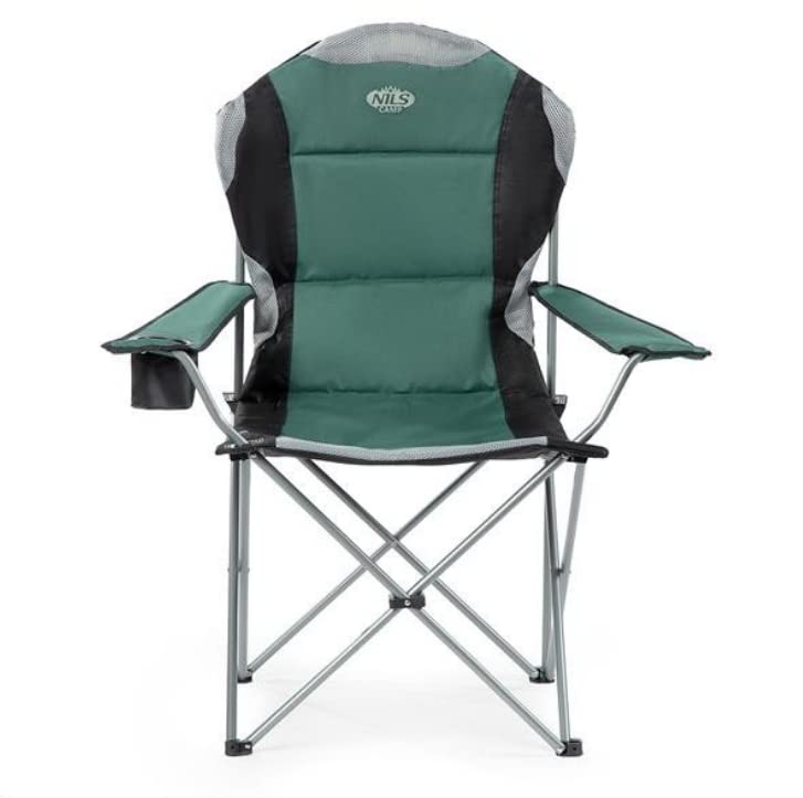 NILS Camp - Chaise Touristique - Chaise de Camping Pliable... - Sports & Fitness Amazon France à 34.91€