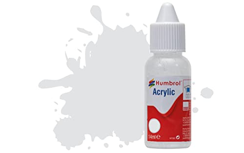 Humbrol Acrylfarbe Nr. 196 Hellgrau Satin, Tropfflasche - Deal du jour à 3.80€