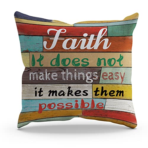 BXFAHZJ Inspirational Luke 1:37 Faith It Does Not Make... - Maison & Cuisine Amazon Royaume-Uni à 1.00€
