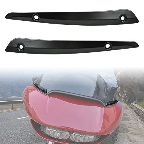 VEISUTOR Motorcycle Windshield Side Trim for Harley Road... - Auto & Moto en promo à 24.75€