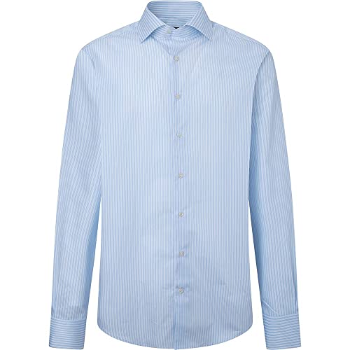 Hackett Twill a Righe Sottili Camicia, Bianco/Blu, 50 Uomo - Amazon Italy à 46.43€