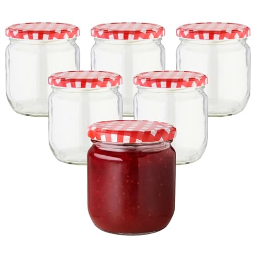 Devitre 6er Set Marmeladengläser 425 ml Einmachgläser mit... - Maison & Cuisine Amazon Allemagne à 5.97€