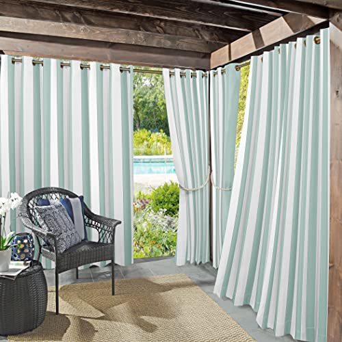 Sun Zero Valencia 2-Pack Cabana Stripe Indoor/Outdoor UV... - Maison & Cuisine Amazon Royaume-Uni à 17.29€
