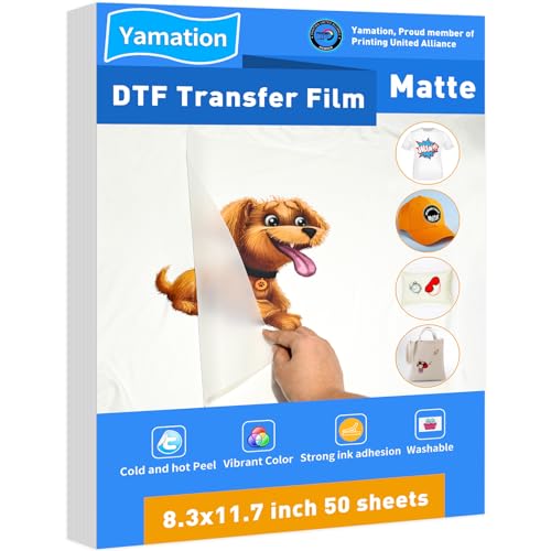 Yamation 50 Feuilles Film de Transfert DTF, Papier, Blanc... - Maison & Cuisine Amazon France à 27.62€