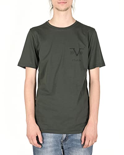 19V69 ITALIA Pistiko, Camiseta Hombre, Verde Oscuro, XL - Mode & Vêtements en promo à 9.40€