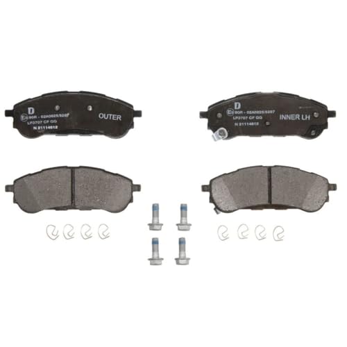 Delphi Technologies LP3707 Plaquette de frein lot de 4 en promo à 41,45€ (-66%) sur Amazon FR