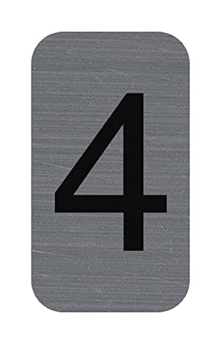 Exacompta - Ref. 67184E - 1 adhesive plate NUMBER 4... - Maison & Cuisine Amazon Royaume-Uni à 1.79€