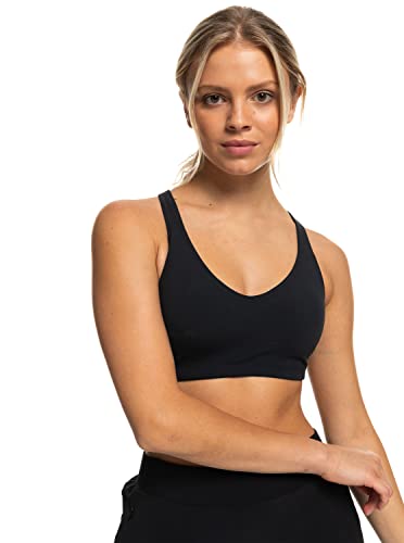 Roxy Heart Into It - Sport-BH für Frauen Schwarz - Sports & Fitness Amazon Allemagne à 15.46€