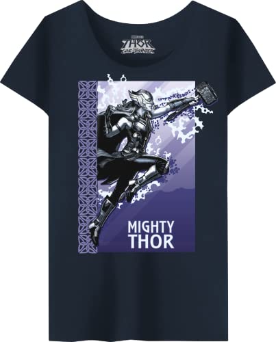 Marvel Wotlatmts009 Camiseta, Azul Marino, XL para Mujer - Amazon Espagne à 7.75€