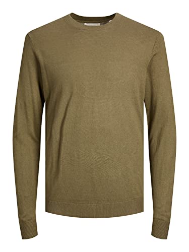 JACK & JONES JPRIGOR Linen Knit Crew Neck - Amazon Allemagne à 7.44€