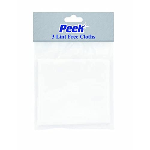 Peek PK3900 Fusselfreie Tücher, Weiß, 300 x 300 mm, 3 Stück - Maison & Cuisine Amazon Allemagne à 4.35€