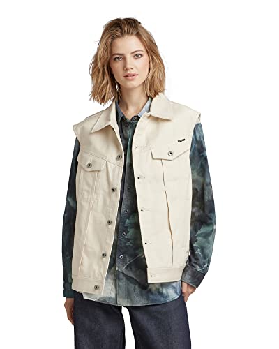 G-Star Para Mujer Chaleco Oversized Denim, Beige (ecru... - Amazon Espagne à 23.84€