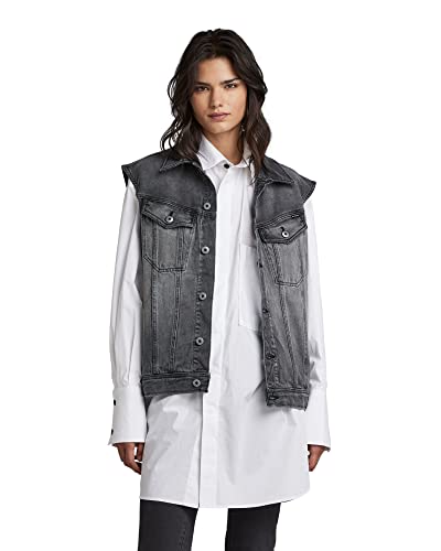 G-Star Para Mujer Chaleco Oversized Denim, Gris (faded... - Bricolage & Outils en promo à 74.05€