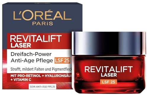 L'Oréal Paris Anti-Aging Crema giorno SPF 25 a tripla forza... - Home & Kitchen Amazon Italy à 13.60€
