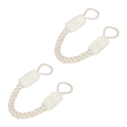Relaxdays Rope Door Stoppers, Set of 2, 60 cm Long, Handle... - Maison & Cuisine Amazon Royaume-Uni à 19.84€