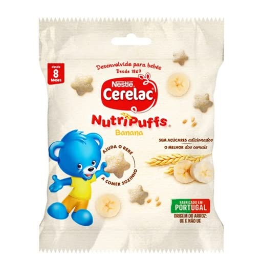 Nestle Cerelac NutriPuffs Plátano 8m+ 7g - Bébé & Puériculture Amazon Espagne à 0.98€