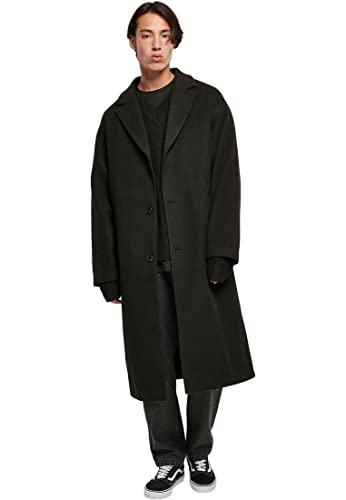 Urban Classics Abrigo largo Hombre Abrigos Negro XL 100%... - Jardin & Extérieur en promo à 71.49€