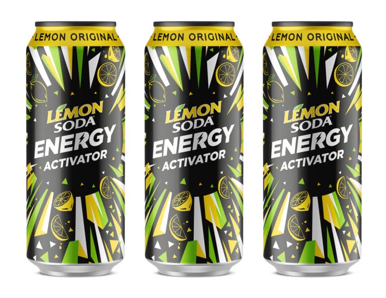 3X - Lemonsoda Energy Activator - gusto LEMON ORIGINAL - 33... - Épicerie Amazon Italie à 2.90€