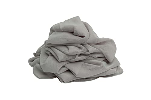 Tul, malla elástica dúctil de dos lados, 50 x 150 cm (Gris... - Loisirs Créatifs Amazon Espagne à 2.99€