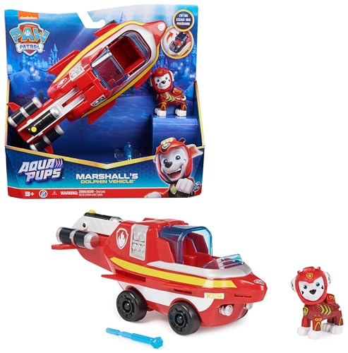 PAT' PATROUILLE AQUA PUPS - Voiture + Figurine Marcus... - Nouvelle promo Amazon à 11.79€