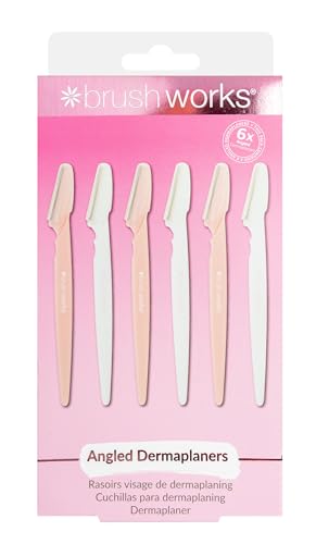 Brushworks Angled Dermaplaners (Pack of 6) - Beauté & Parfums Amazon Espagne à 3.17€