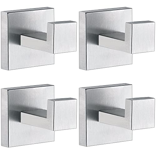 Towel Hooks for Bathrooms, Brushed Nickel Towel Hook for... - Home & Kitchen Amazon UK à 8.42€