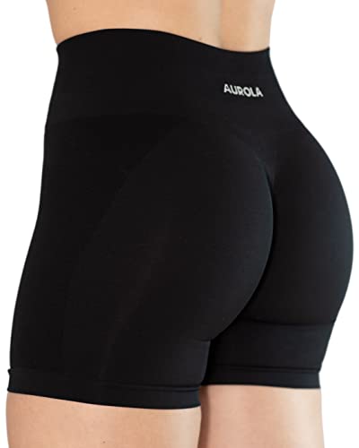 AUROLA Women's Sports Shorts Seamless High Waist Running... - Sports & Fitness Amazon UK à 13.74€
