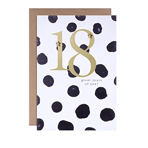 Hallmark 18th Birthday Card - Contemporary Text Based... - Auto & Moto Amazon Royaume-Uni à 3.06€