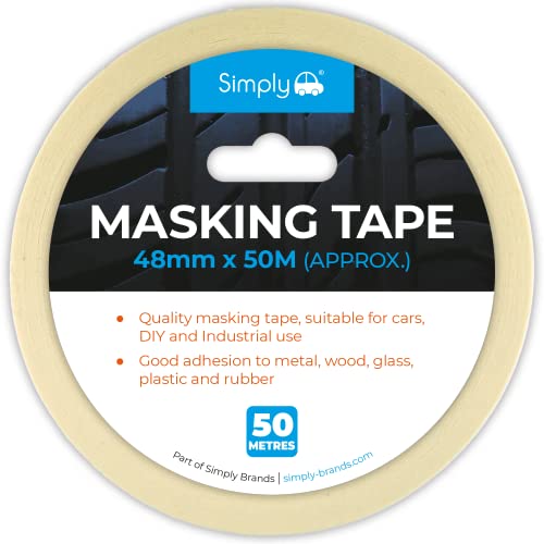 Simply Auto SMT48 48mmx50m Masking Tape - Adhesive Tape... - Home & Kitchen Amazon UK à 2.89€