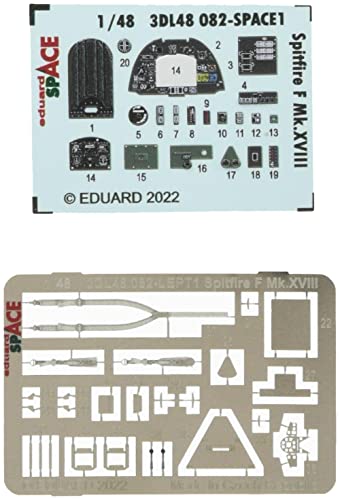 Eduard 1/48 Spitfire F MK.XVIII Space (para Airfix) - Loisirs Créatifs en promo à 12.74€