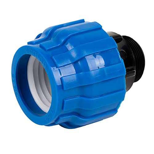 Cofan Enlace Recto con Rosca Macho | Diámetro 63 mm x 1"... - Amazon Espagne à 9.47€