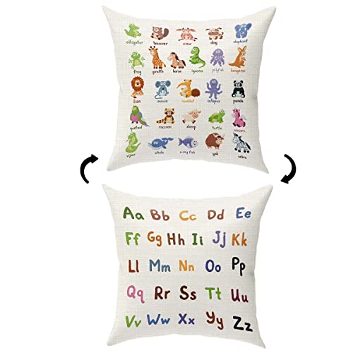 KongMoTree Colorful Rainbow Alphabet Throw Pillow Case... - Maison & Cuisine Amazon Royaume-Uni à 0.50€