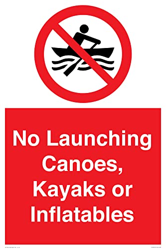 Señal de canoas, kayaks o inflables sin lanzamiento, 400 x... - Fournitures Bureau Amazon Espagne à 19.97€