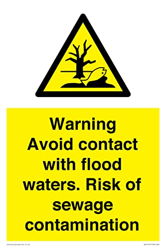 Advertencia Evitar el contacto con las aguas de inundación... - Amazon Espagne à 6.10€
