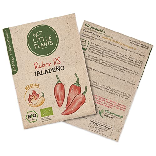 BIO Chilisamen Jalapeno Ruben, 5 Chilisamen, hohe Keimrate... - Jardin & Extérieur Amazon Allemagne à 1.95€