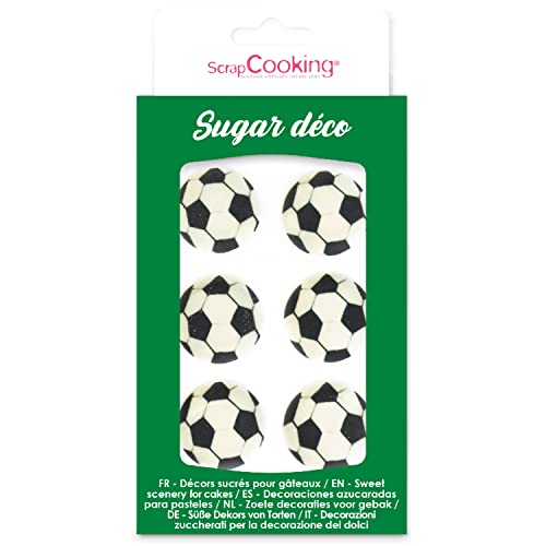 ScrapCooking - Fußball-Zuckerdekorationen - Essbare Zucker... - Maison & Cuisine Amazon Allemagne à 3.44€