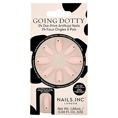 Nails.INC Going Dotty 24 uñas postizas con estampado de... - Beauté & Parfums Amazon Espagne à 4.64€