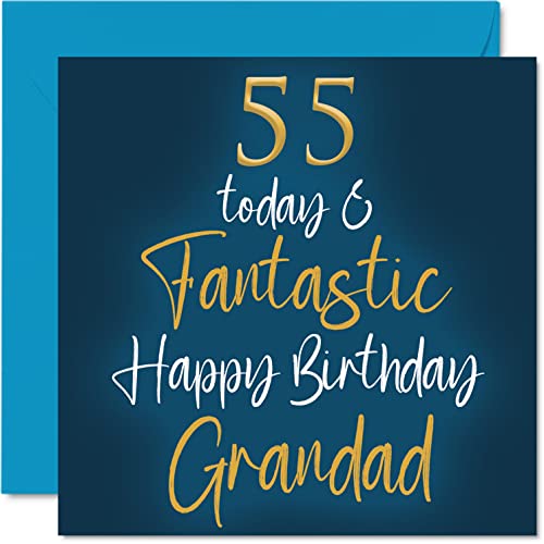 Fantastic 55th Birthday Cards for Grandad - 55 Today &... - Auto & Moto Amazon Royaume-Uni à 2.06€