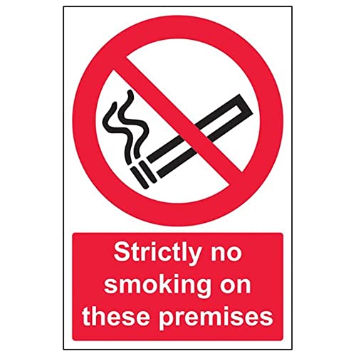 Prohibition No Smoking - Strictly No Smoking On These... - Home & Kitchen Amazon UK à 1.83€