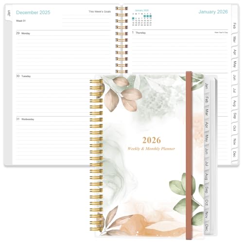 2025 Planner - A5 Weekly & Monthly Planner & Journal to... - Sports & Fitness Amazon Royaume-Uni à 16.66€