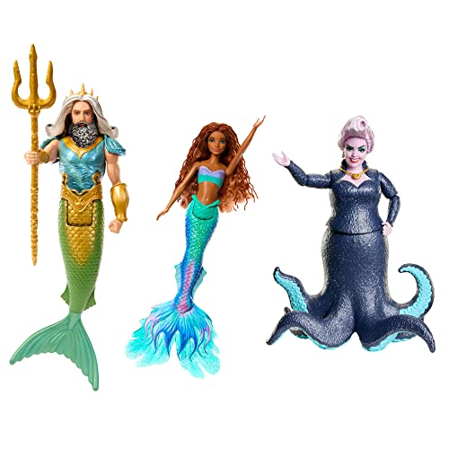 Disney The Little Mermaid Ariel, King Triton and Ursula... - Jouets & Jeux Amazon Royaume-Uni à 27.22€