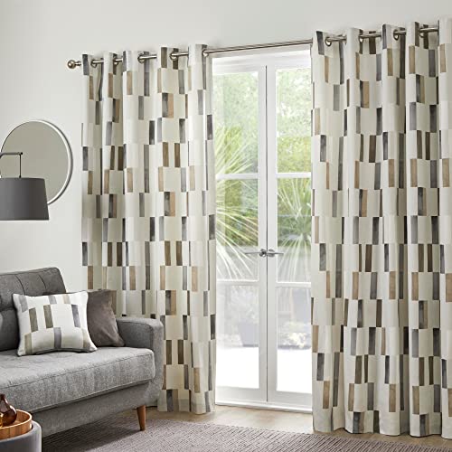 Fusion - Oakland - Par de Cortinas para Ventanas 100%... - Amazon Espagne à 30.84€